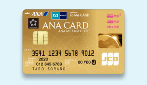 ANA To Me CARD PASMO JCB GOLD_券面画像