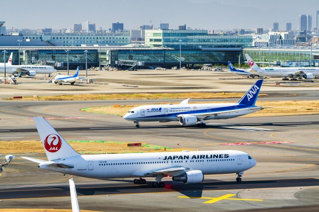 ANAとJALの飛行機