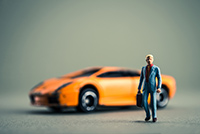 セレブとスポーツカー