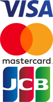 VISA、マスターカード、JCBの新しいロゴ